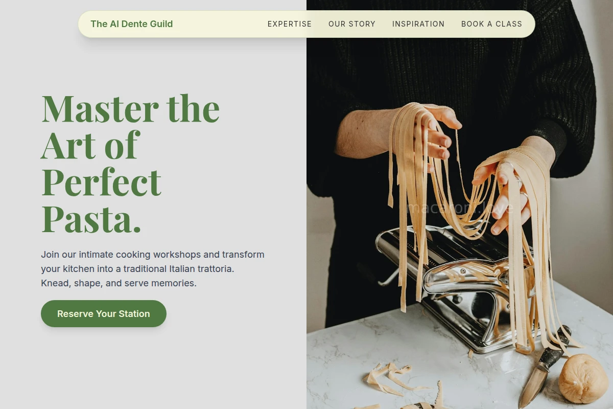 Penne Cooking Class