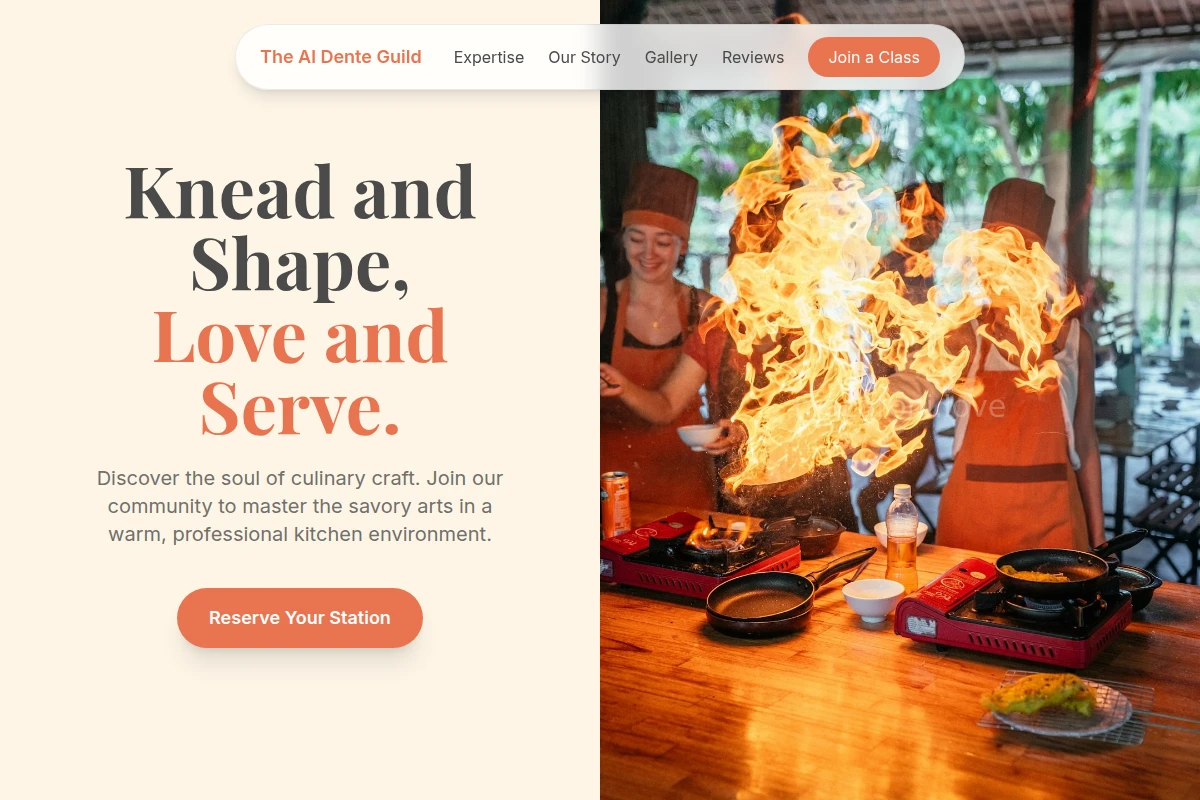 Savory Cooking Class