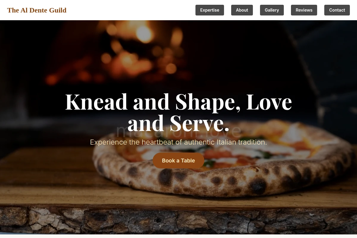 Hearty Italian Food