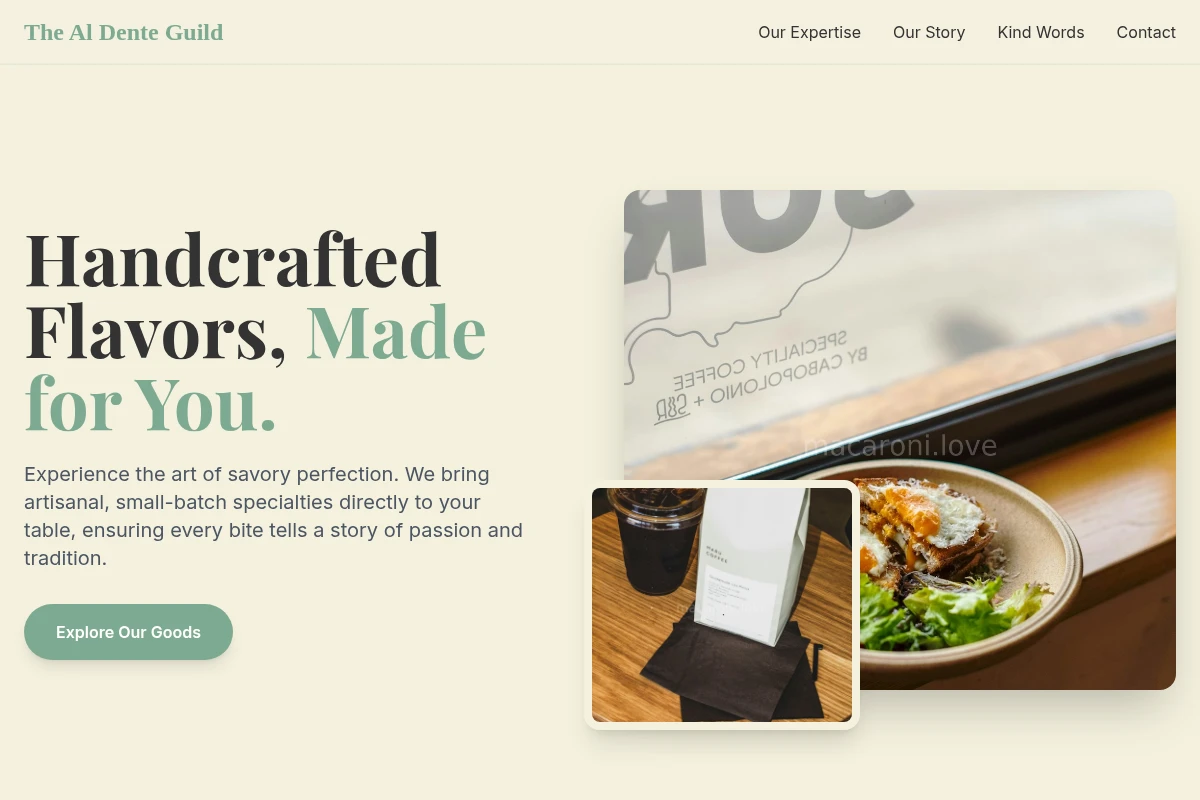 Savory Specialty Food